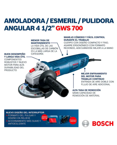 Radial Bosch GWS 700